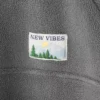 Sweatshirt aus Polarfleece mit Perkins-Ausschnitt