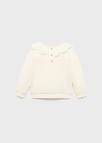Sweatshirt mit Babydoll-Ausschnitt