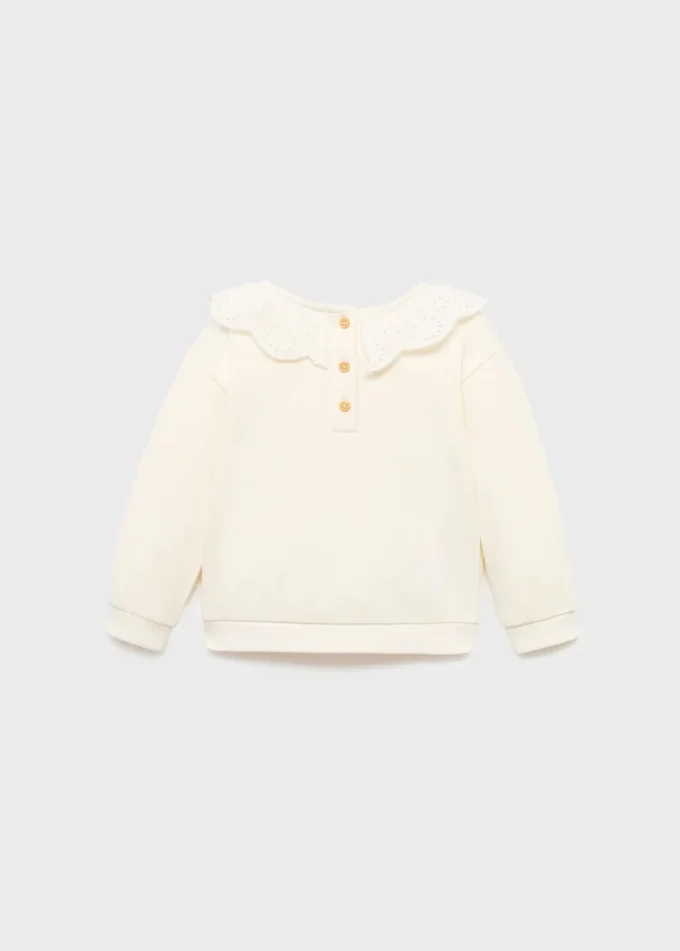 Sweatshirt mit Babydoll-Ausschnitt