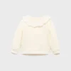 Sweatshirt mit Babydoll-Ausschnitt