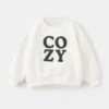 Sweatshirt mit Blumenstickerei Sweatshirt mit Blumenstickerei