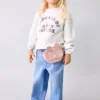 Sweatshirt mit Blumenstickerei Sweatshirt mit Blumenstickerei