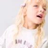 Sweatshirt mit Blumenstickerei Sweatshirt mit Blumenstickerei