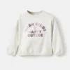 Sweatshirt mit Blumenstickerei Sweatshirt mit Blumenstickerei