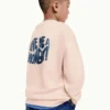 Sweatshirt mit geprägtem Text Sweatshirt mit geprägtem Text