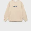 Sweatshirt mit geprägtem Text Sweatshirt mit geprägtem Text