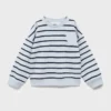Sweatshirt mit gesticktem Herz Sweatshirt mit gesticktem Herz