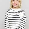 Sweatshirt mit gesticktem Herz Sweatshirt mit gesticktem Herz