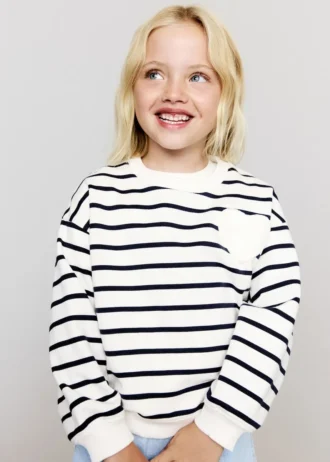 Sweatshirt mit gesticktem Herz