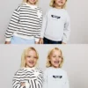 Sweatshirt mit gesticktem Herz Sweatshirt mit gesticktem Herz