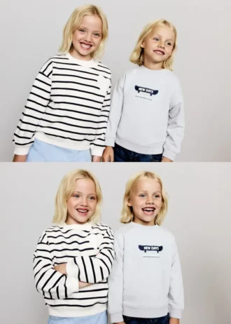 Sweatshirt mit gesticktem Herz