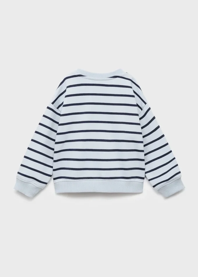 Sweatshirt mit gesticktem Herz Sweatshirt mit gesticktem Herz