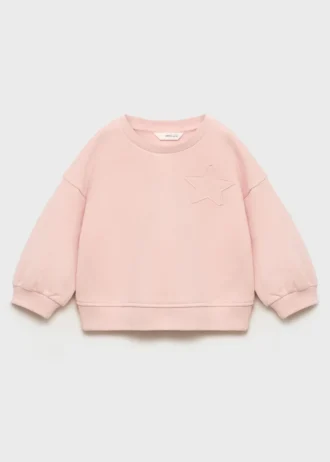 Sweatshirt mit gesticktem Stern