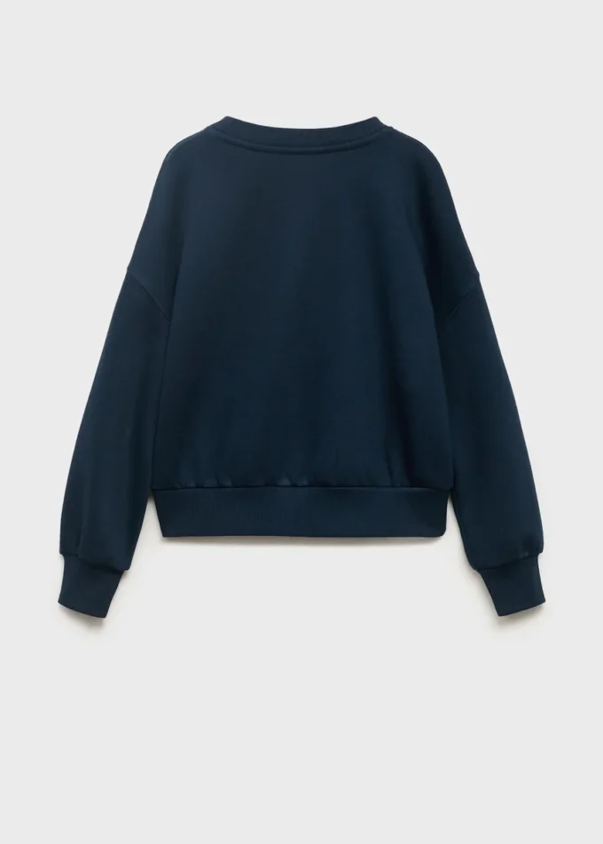 Sweatshirt mit gesticktem Stern Sweatshirt mit gesticktem Stern
