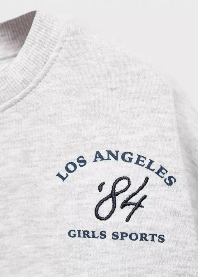 Sweatshirt mit Hemdsaum Sweatshirt mit Hemdsaum