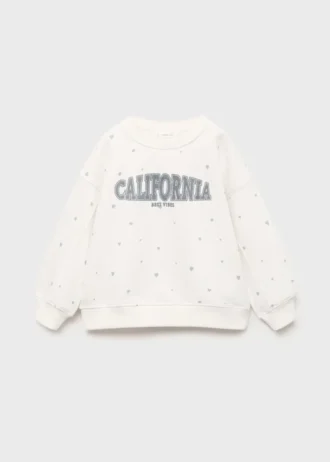 Sweatshirt mit Herzprint