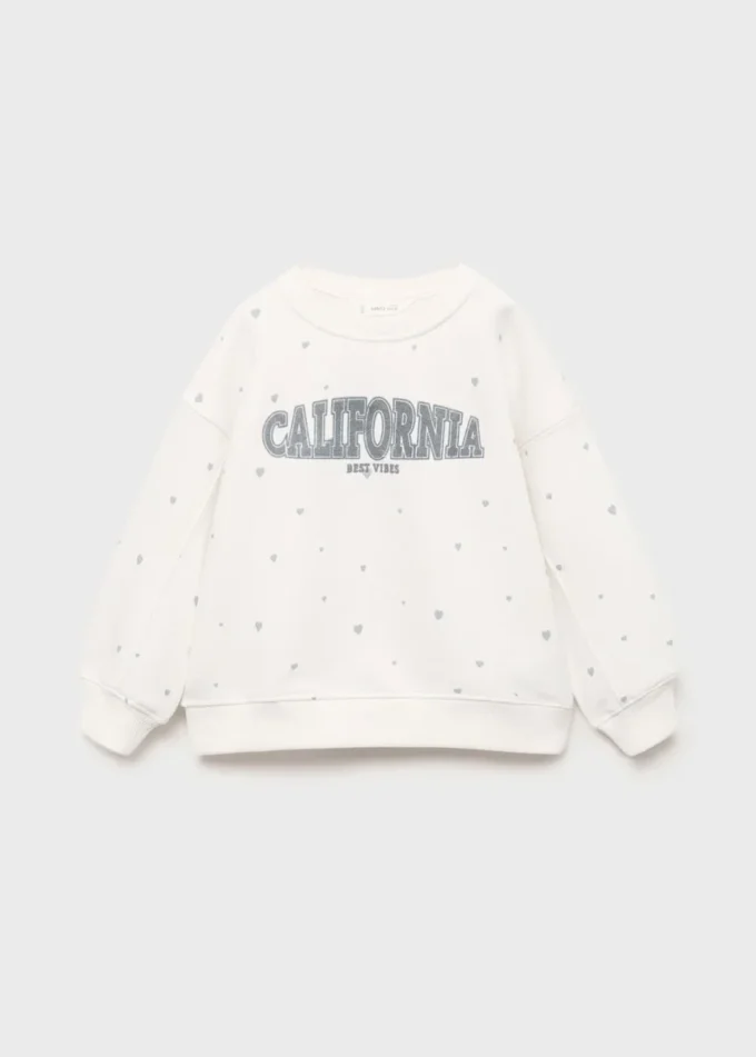 Sweatshirt mit Herzprint Sweatshirt mit Herzprint