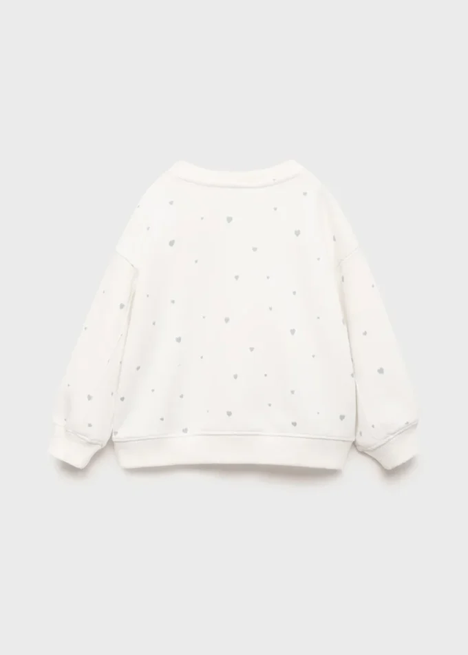 Sweatshirt mit Herzprint Sweatshirt mit Herzprint