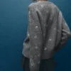 Sweatshirt mit Kristalldetails