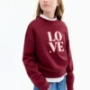 Sweatshirt mit Liebesbotschaft Sweatshirt mit Liebesbotschaft