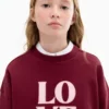 Sweatshirt mit Liebesbotschaft Sweatshirt mit Liebesbotschaft