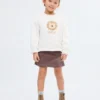 Sweatshirt mit Löwenstickerei