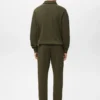 Sweatshirt mit normaler Passform und Reißverschluss am Kragen
