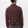 Sweatshirt mit normaler Passform und Reißverschluss am Kragen