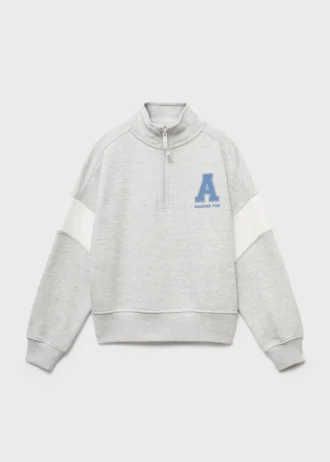 Sweatshirt mit Perkins-Ausschnitt