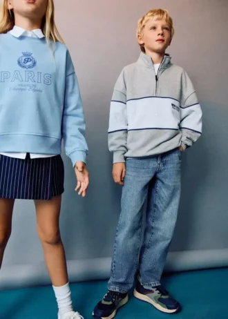 Sweatshirt mit Perkins-Ausschnitt Sweatshirt mit Perkins-Ausschnitt