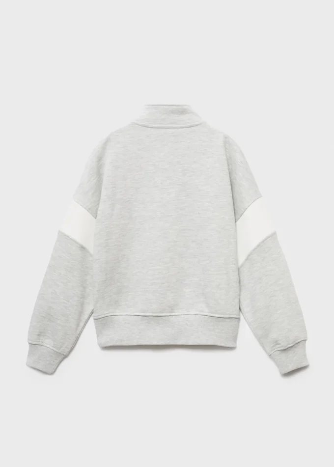 Sweatshirt mit Perkins-Ausschnitt Sweatshirt mit Perkins-Ausschnitt