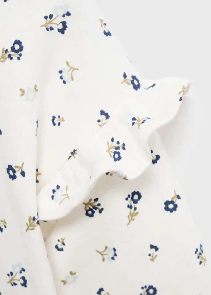 Sweatshirt mit Rüschendetail Sweatshirt mit Rüschendetail