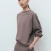 Sweatshirt mit Rundhalsausschnitt Sweatshirt mit Rundhalsausschnitt