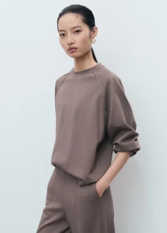 Sweatshirt mit Rundhalsausschnitt