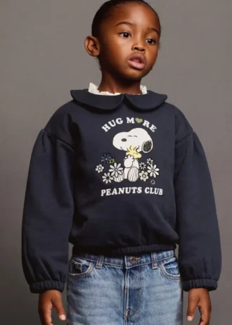 Sweatshirt mit Snoopy-Aufdruck