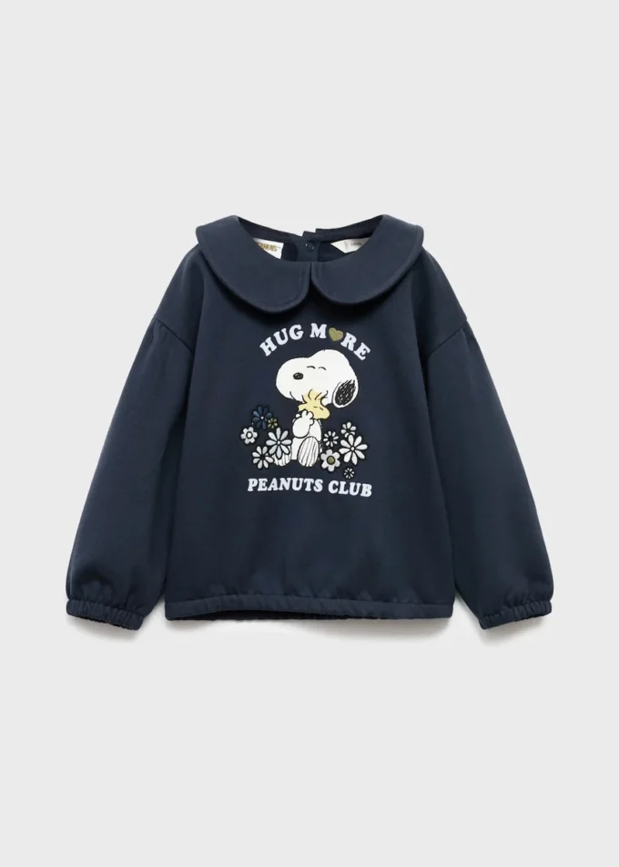 Sweatshirt mit Snoopy-Aufdruck Sweatshirt mit Snoopy-Aufdruck