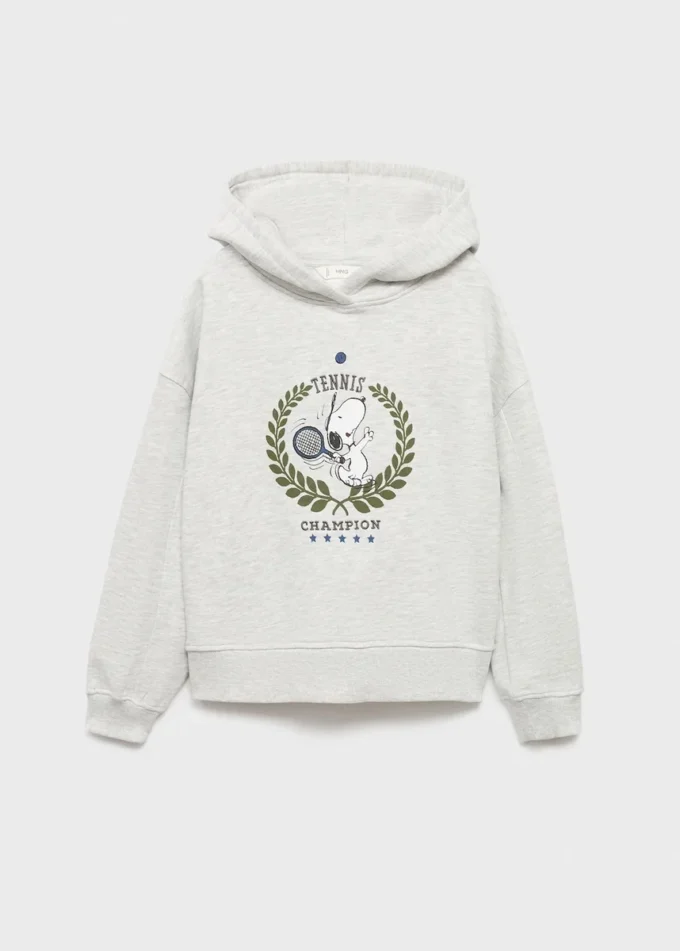 Sweatshirt mit Snoopy-Aufdruck Sweatshirt mit Snoopy-Aufdruck