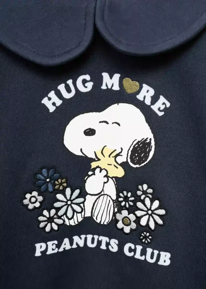 Sweatshirt mit Snoopy-Aufdruck Sweatshirt mit Snoopy-Aufdruck