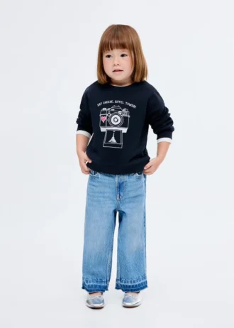 Sweatshirt mit Stickerei
