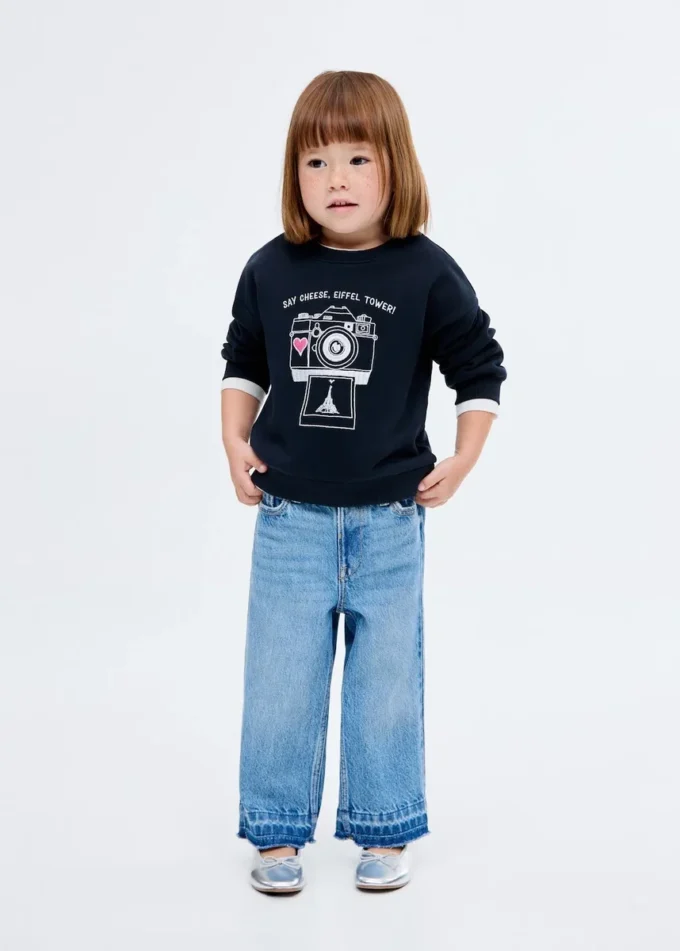 Sweatshirt mit Stickerei Sweatshirt mit Stickerei