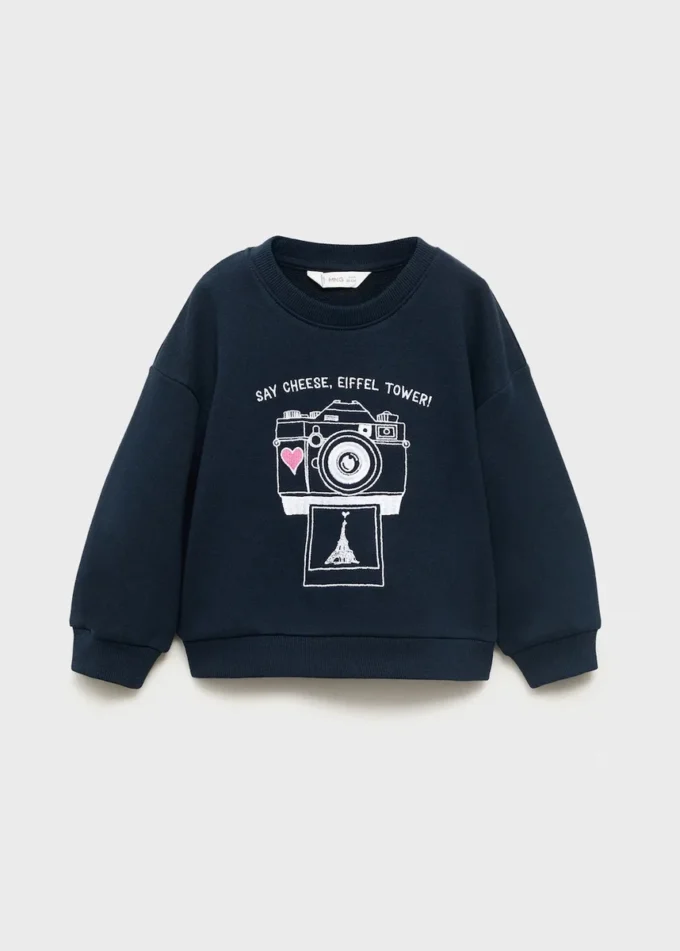 Sweatshirt mit Stickerei Sweatshirt mit Stickerei