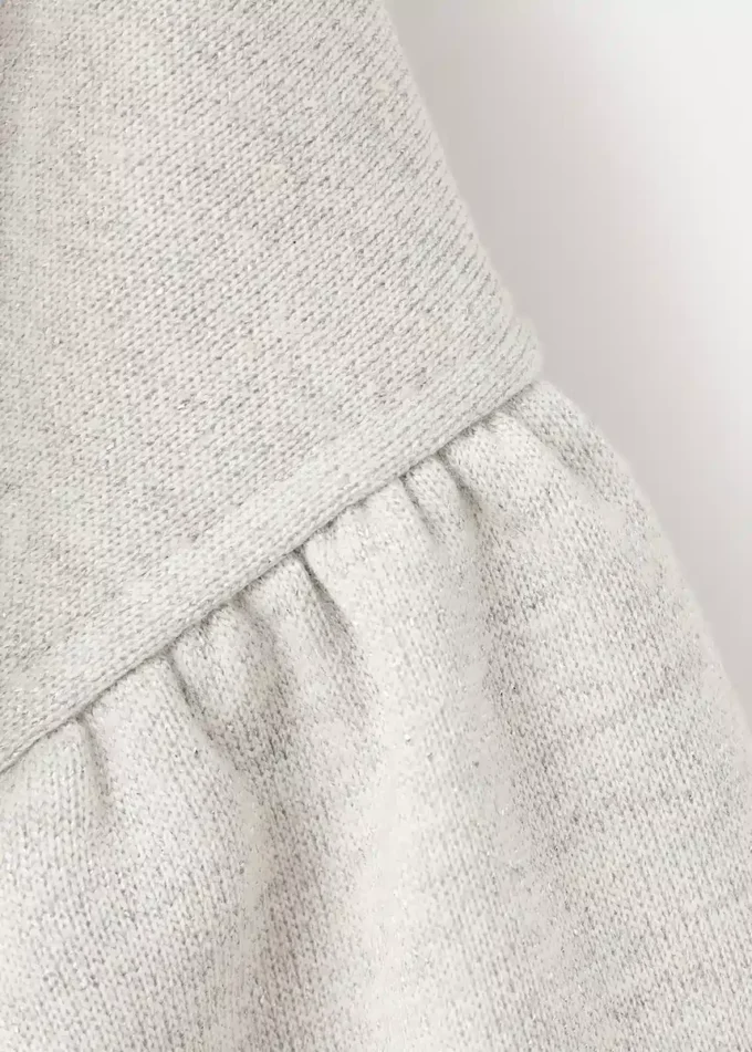 Sweatshirt mit Strassstein-Sternverzierungen und Lurex-Details Sweatshirt mit Strassstein-Sternverzierungen und Lurex-Details