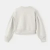 Sweatshirt mit Strassstein-Sternverzierungen und Lurex-Details Sweatshirt mit Strassstein-Sternverzierungen und Lurex-Details