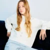 Sweatshirt mit Strasssteinen in Sternform Sweatshirt mit Strasssteinen in Sternform