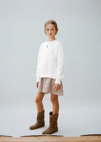 Sweatshirtkleid mit Leopardenmuster