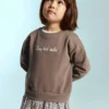 Sweatshirtkleid mit Leopardenmuster Sweatshirtkleid mit Leopardenmuster