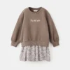 Sweatshirtkleid mit Leopardenmuster Sweatshirtkleid mit Leopardenmuster