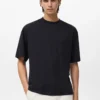 T-Shirt 100 % Baumwolle, kastenförmiger Schnitt, Tasche T-Shirt 100 % Baumwolle, kastenförmiger Schnitt, Tasche