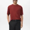 T-Shirt 100 % Baumwolle, kastenförmiger Schnitt, Tasche T-Shirt 100 % Baumwolle, kastenförmiger Schnitt, Tasche