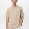 T-Shirt aus 100 % Baumwolle mit lockerer Passform T-Shirt aus 100 % Baumwolle mit lockerer Passform